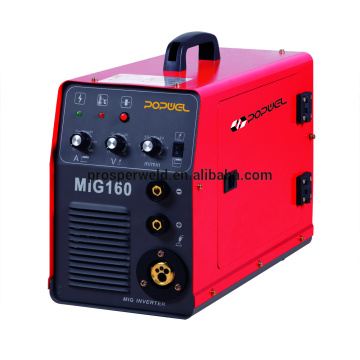 MIG 160 (IGBT) inversor de dióxido de carbono gas escudo máquina de soldadura